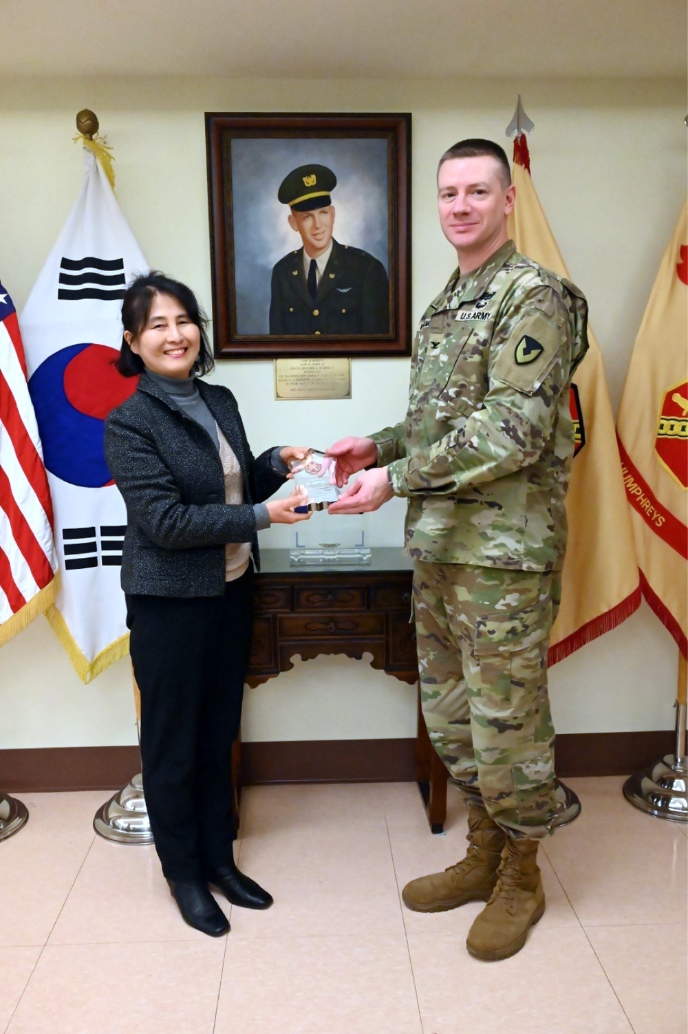 USAG Humphreys shows appreciation to Korea Tourism Organization