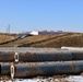 Army engineers construct a hangar on Camp Humphreys, South Korea