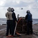 Sterett Sailors Conduct Vertical Replenishment