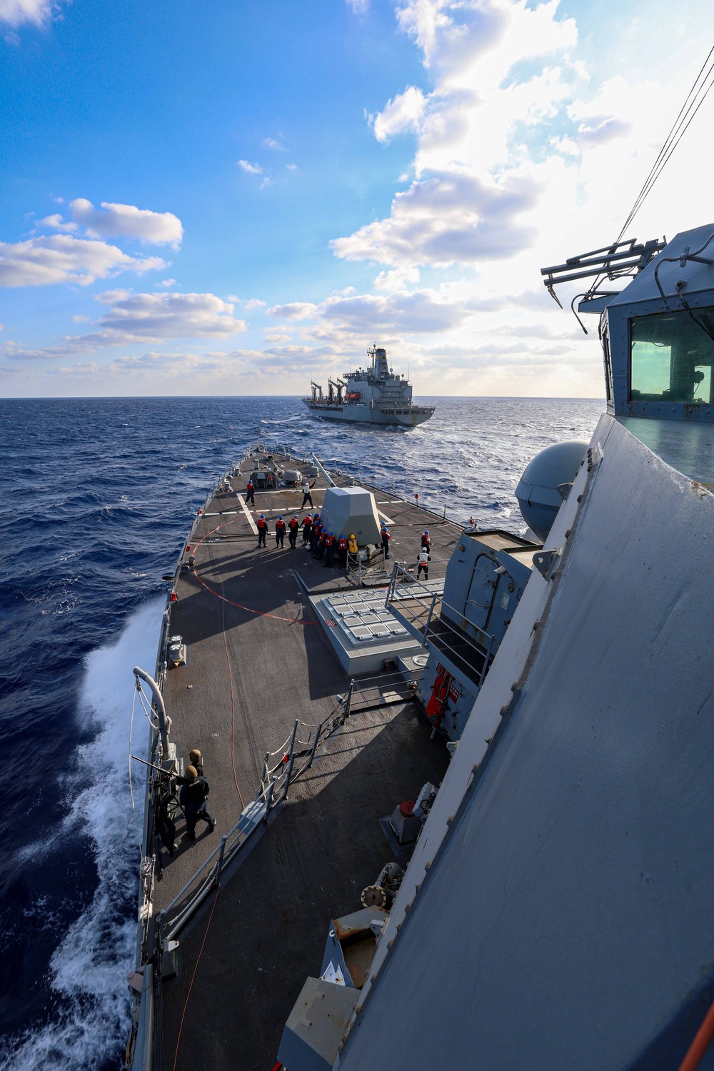 USS John Finn Conducts Replenishment-at-sea