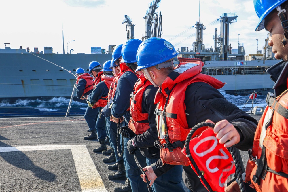 USS John Finn Conducts Replenishment-at-sea