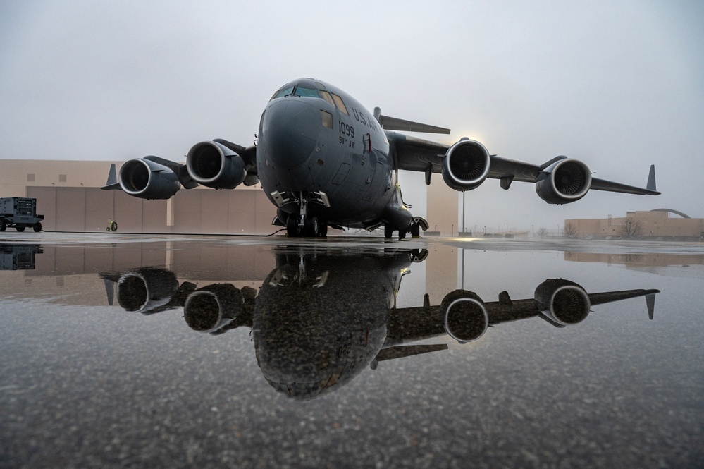 Flight line reflections