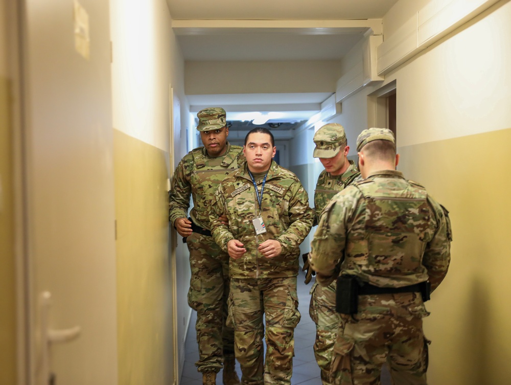 Exercise Guardian Sphinx, 773rd MP BN, 525th E-MIB, NATO allies collaborate detainment, interrogation