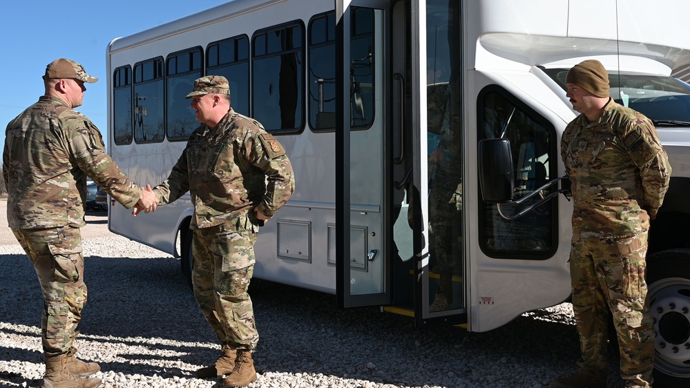 Brig. Gen. William Kale, AFCEC commander, visits Goodfellow AFB