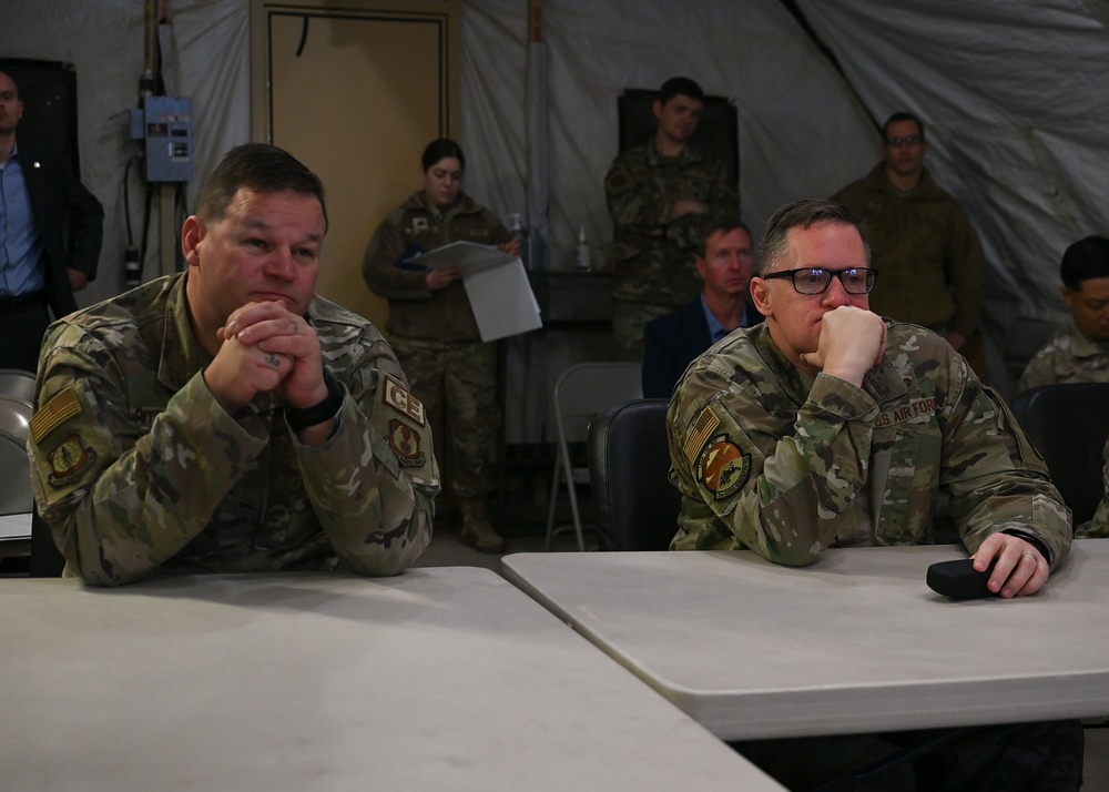 Brig. Gen. William Kale, AFCEC commander, visits Goodfellow AFB