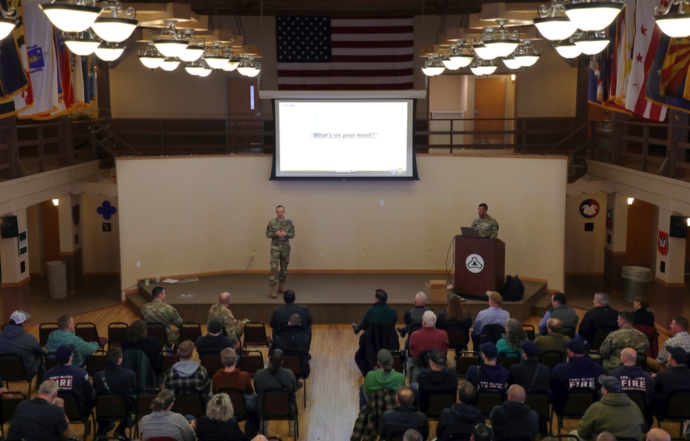 Fort McCoy January Town Hall