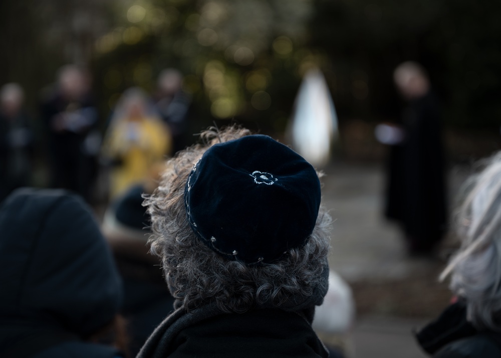 Base Jewish Community Participates in Holocaust Memorial