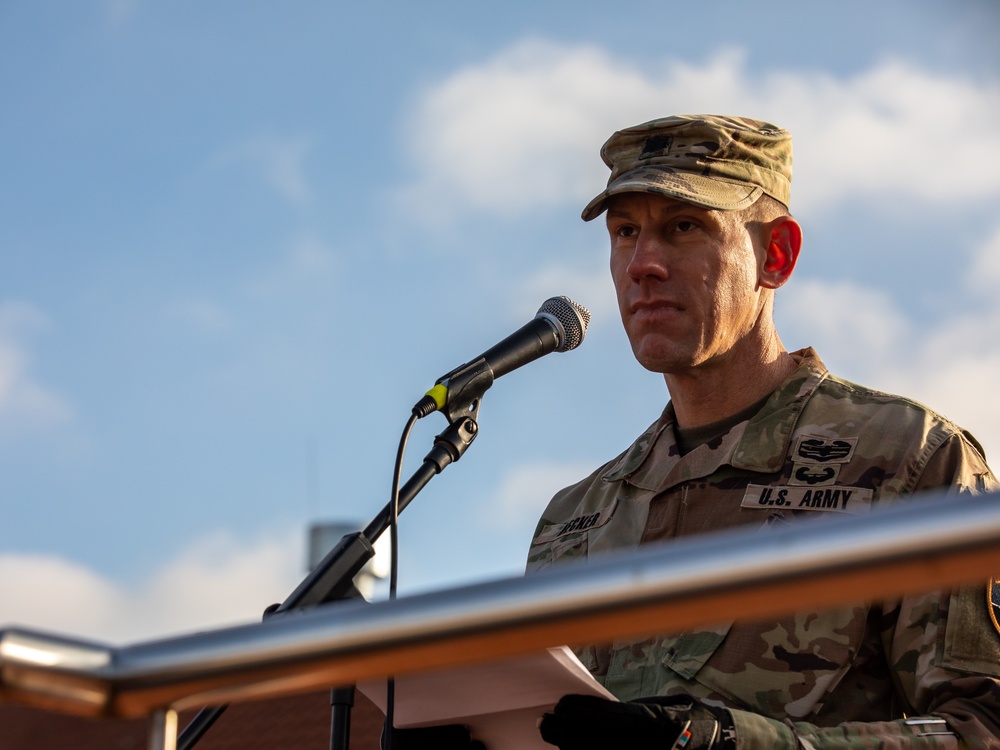 NATO’s Poland Battle Group welcomes incoming Croatian contingent during transfer of authority