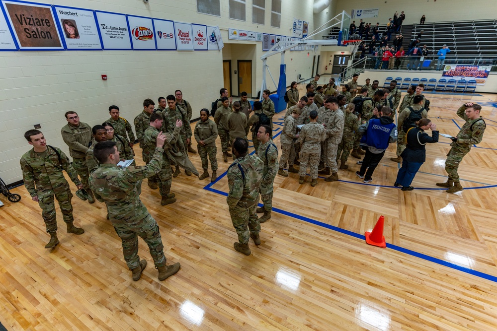 Team Keesler Judges Local Drill Competition