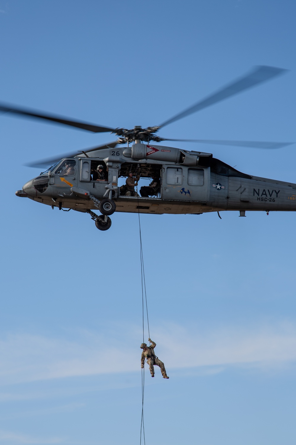 Helicopter Rope Suspension Technique and Casting Course