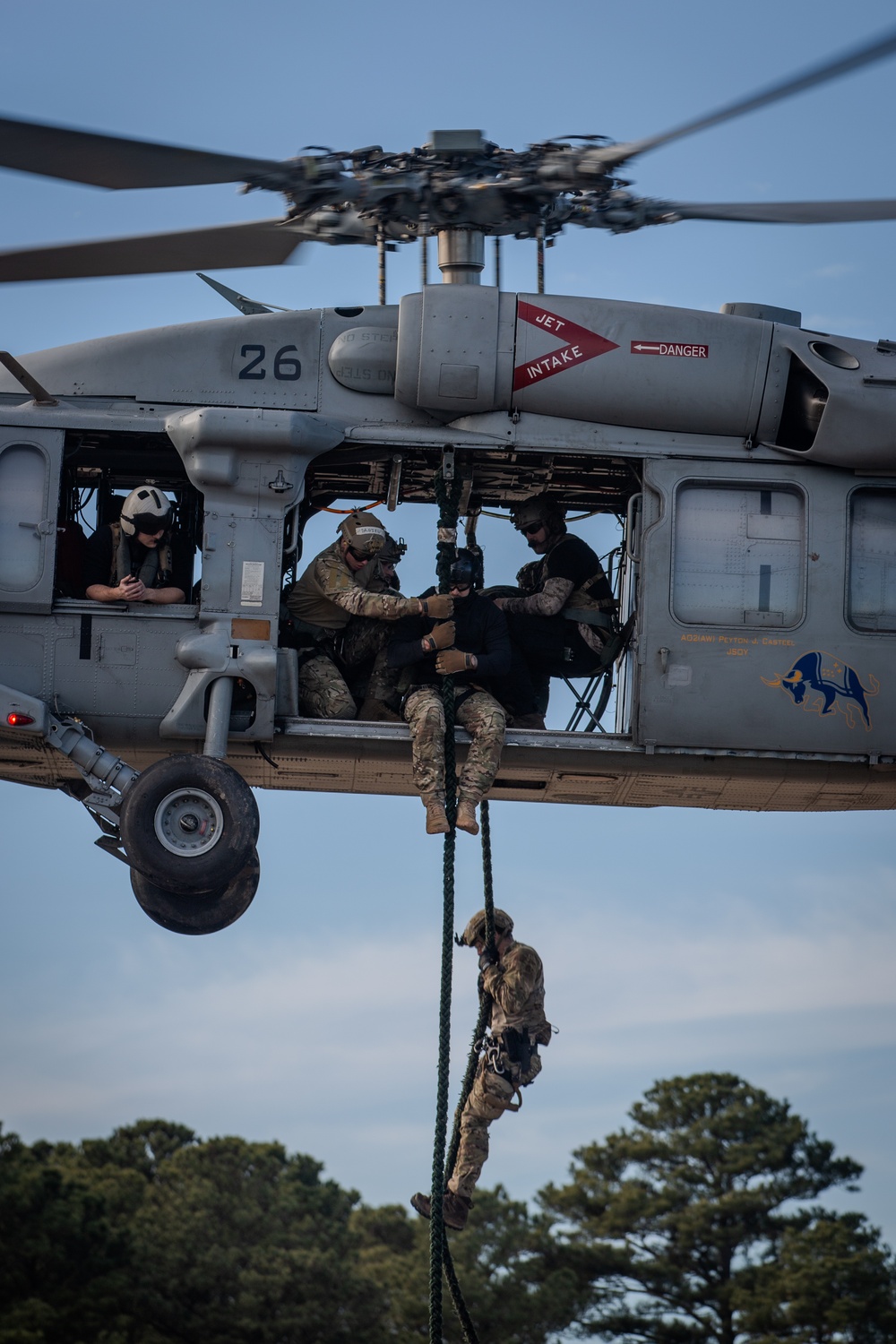 Helicopter Rope Suspension Technique and Casting Course