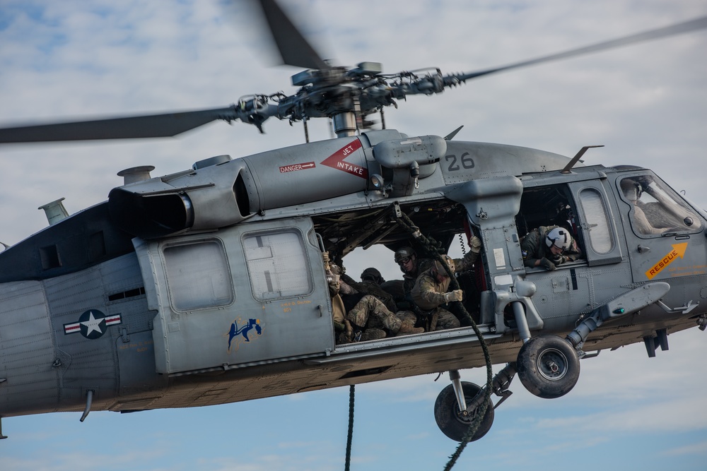 Helicopter Rope Suspension Technique and Casting Course