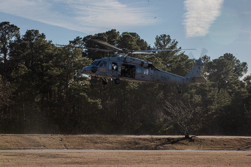 Helicopter Rope Suspension Technique and Casting Course