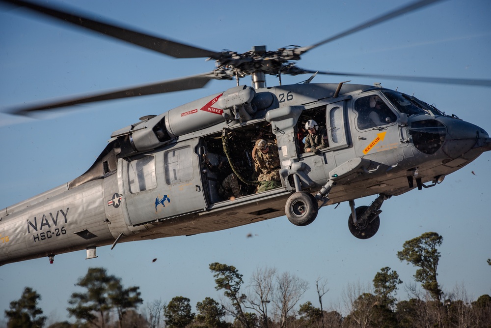 Helicopter Rope Suspension Technique and Casting Course