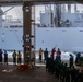 George Washington participates in a replinishment at sea evolution