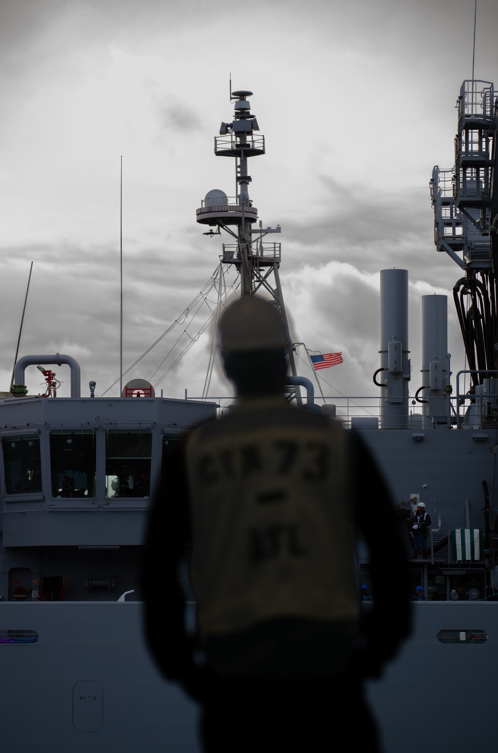 George Washington participates in a replinishment at sea evolution