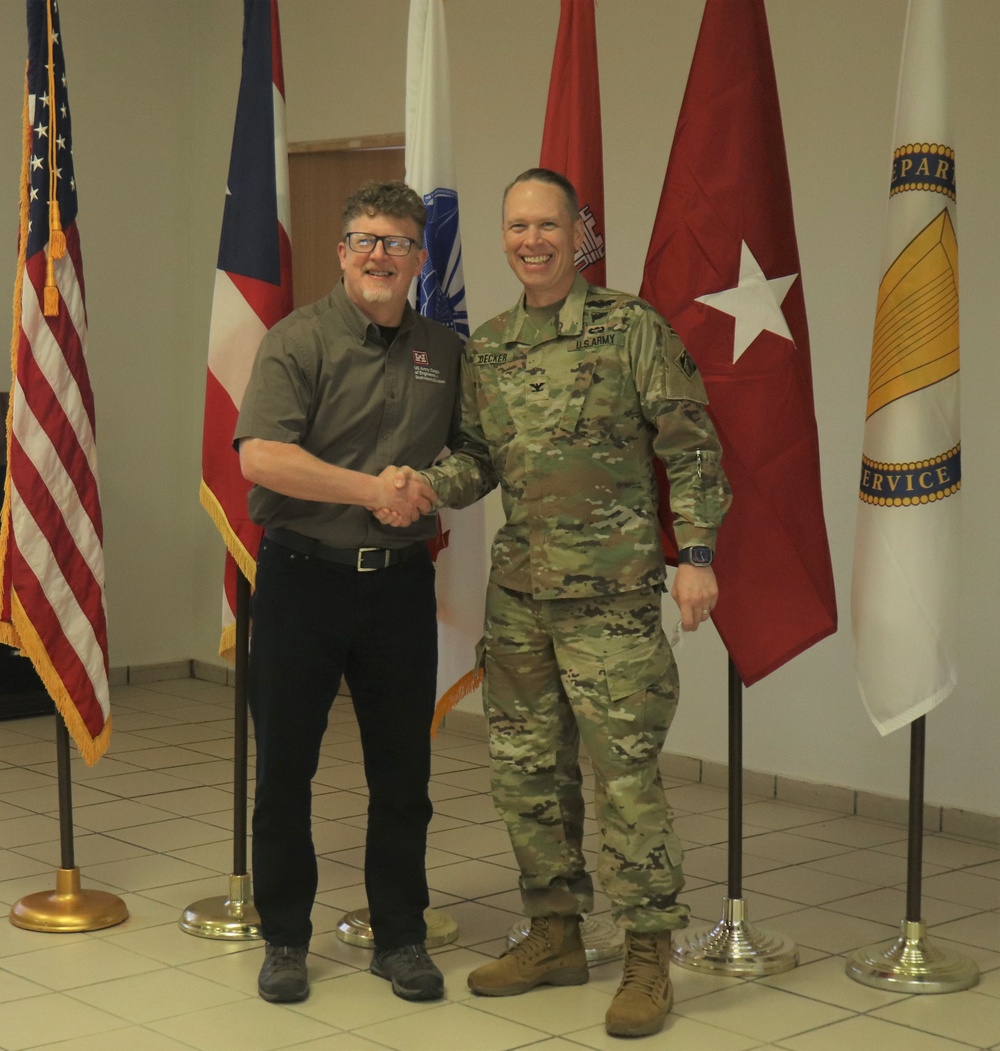 USACE Task Force VIPR Commander coins Tiger Team as part of the events of the South Atlantic Division Regional Governance Meeting