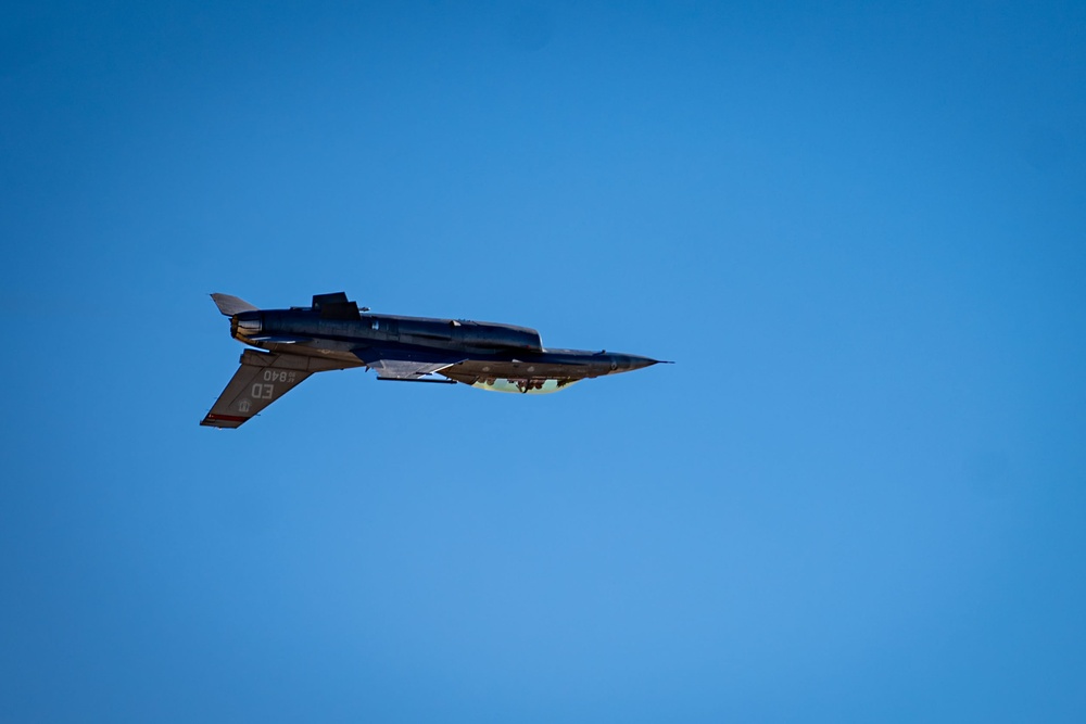 The F-16 Viper Demonstration Team performs at the F-16 First Flight 50th Anniversary Event