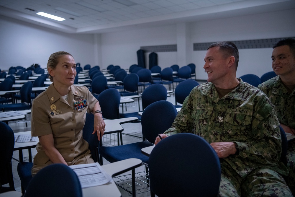 U.S. Navy Ceremonial Guard screens Recruits at RTC