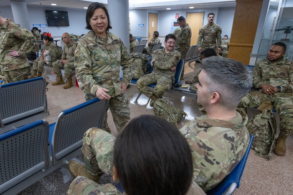 44th IBCT ADVON departs for Fort Bliss, Texas