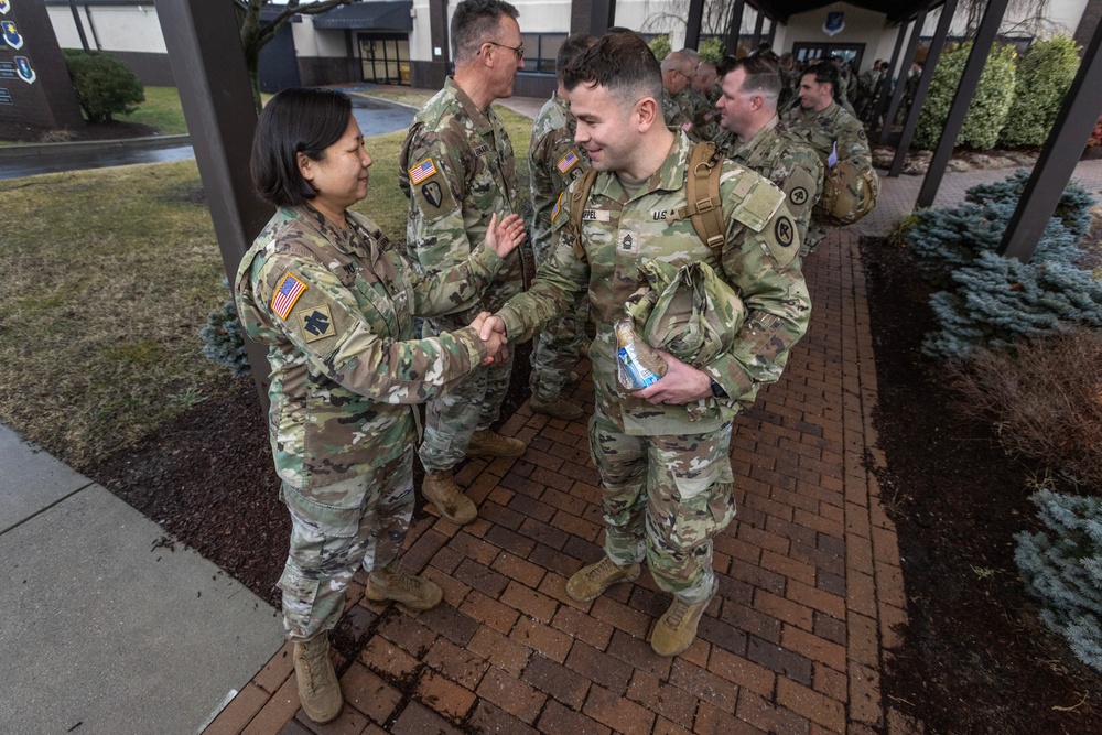 44th IBCT ADVON departs for Fort Bliss, Texas