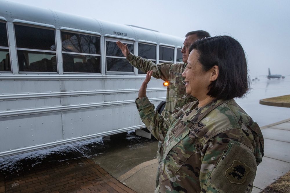 44th IBCT ADVON departs for Fort Bliss, Texas