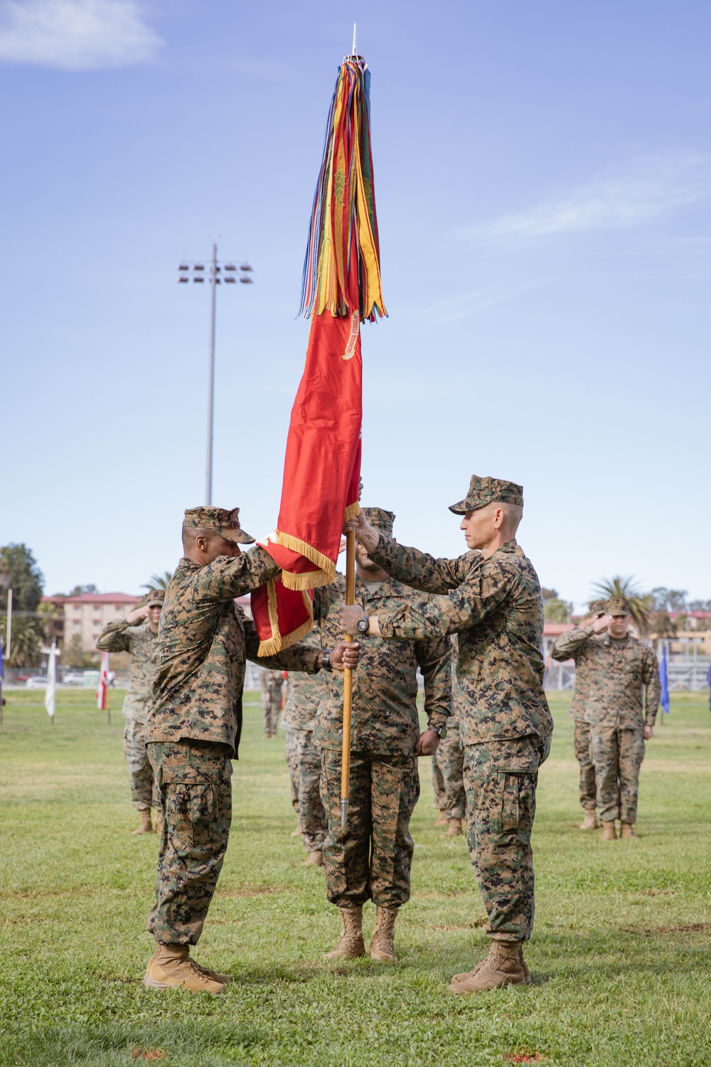 3rd Bn., 5th Marines holds change of command ceremony