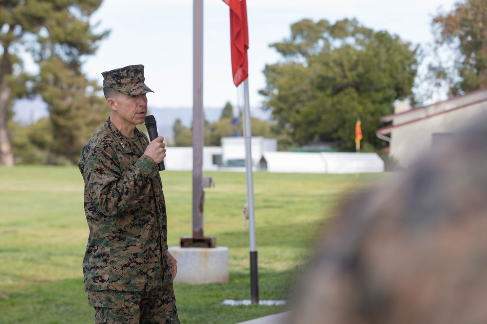 3rd Bn., 5th Marines holds change of command ceremony