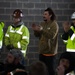 Team Andrews commemorates Consolidated Communications Center topping out ceremony
