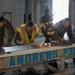 Team Andrews commemorates Consolidated Communications Center topping out ceremony