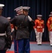 Marine Barracks Washington welcomes the new incoming Sergeant Major.