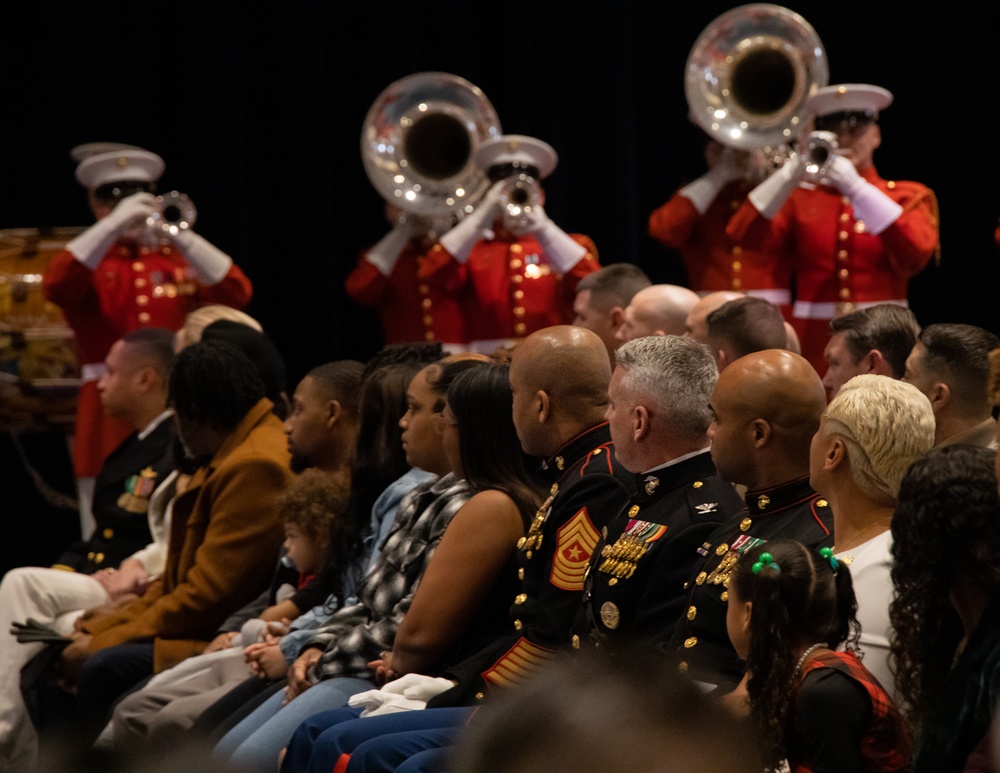 Marine Barracks Washington welcomes the new incoming Sergeant Major.