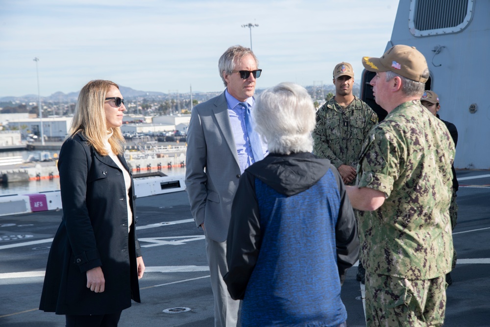 USS San Diego hosts leaders during Department of the Navy and State of California 2024 Energy Partnership Summit