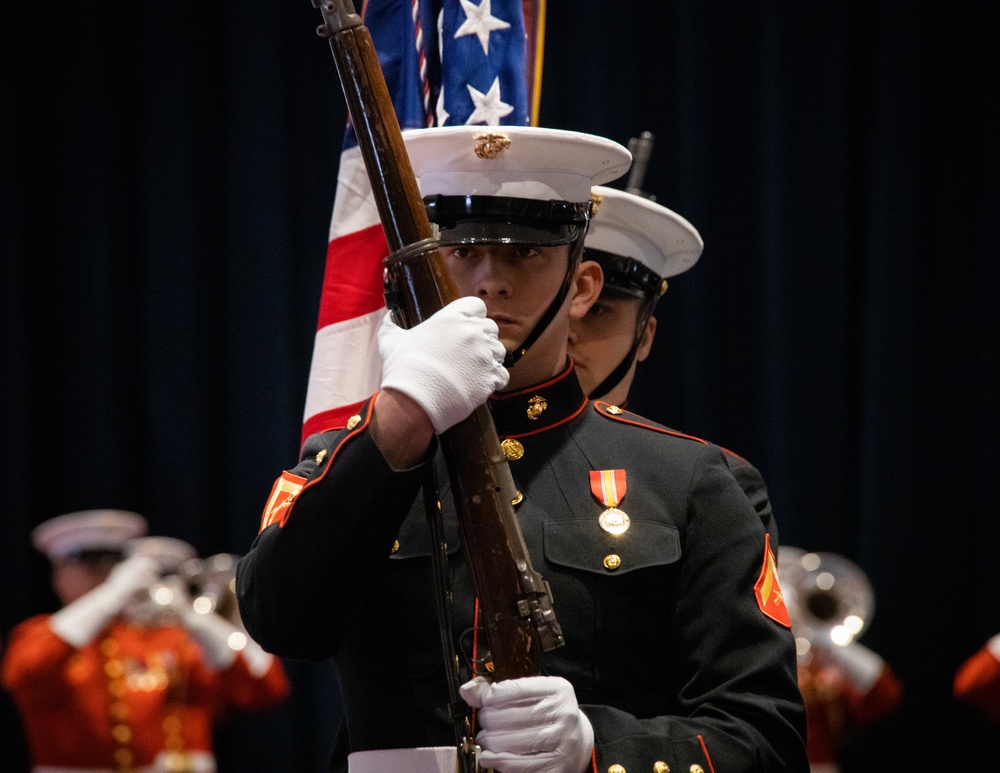 Marine Barracks Washington welcomes the new incoming Sergeant Major.