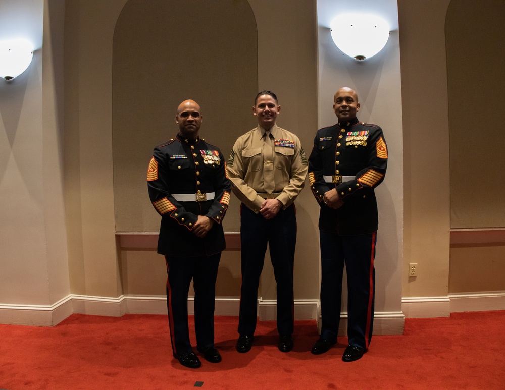 Marine Barracks Washington welcomes the new incoming Sergeant Major.