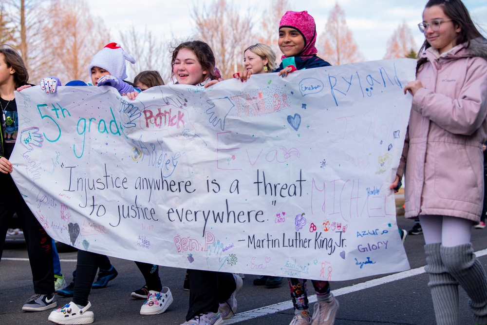 Sollars Elementary School 2024 MLK March