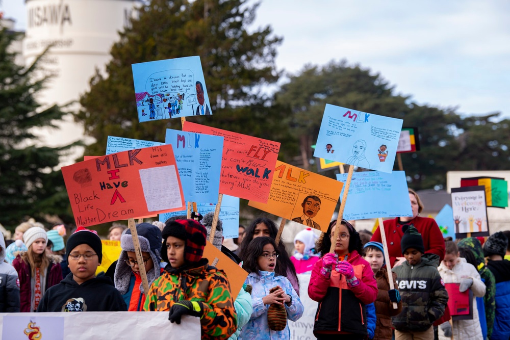 Sollars Elementary School 2024 MLK March