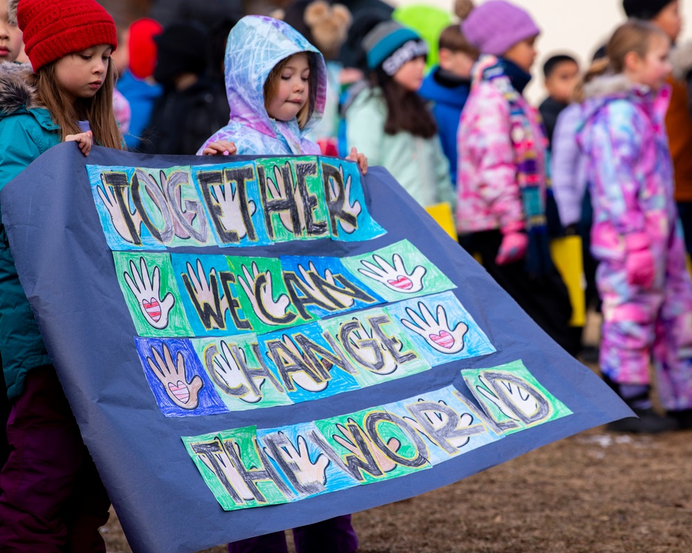 Sollars Elementary School 2024 MLK March