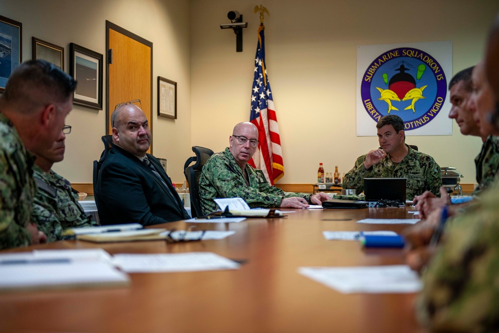 Adm. William Houston Visits Guam Units