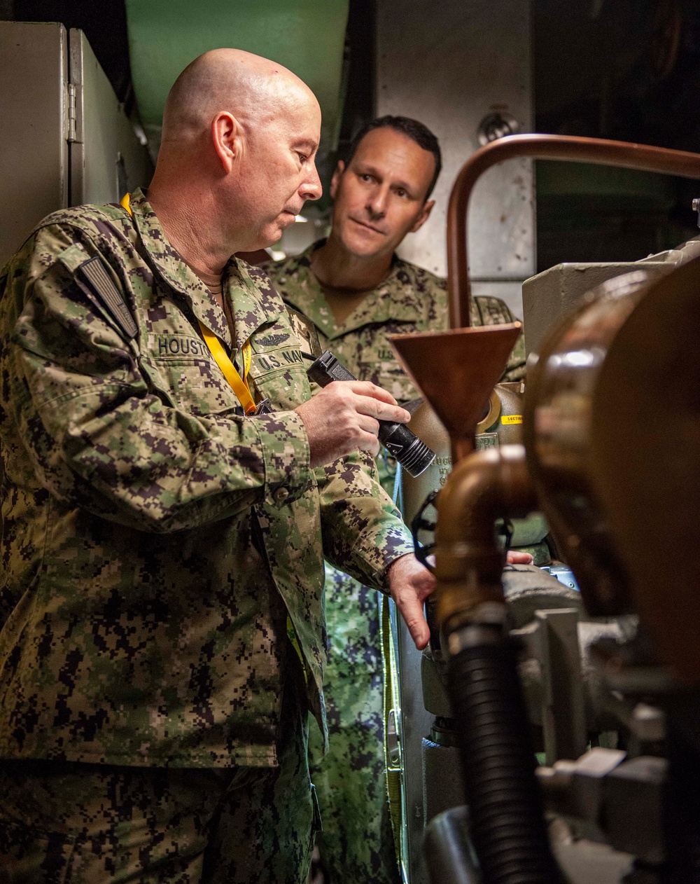 Adm. William Houston Visits Guam Units