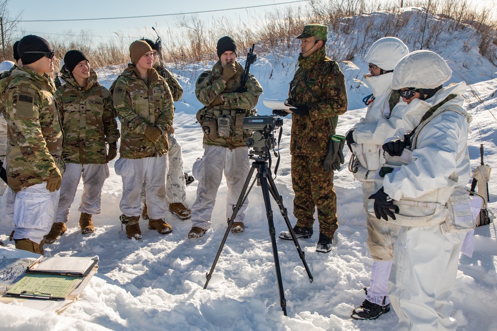 JGSDF and US Paratrooper Mortar Training, North Wind 24