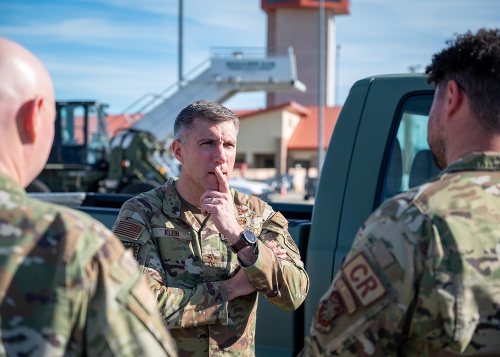 Maj. Gen. Klein visits March ARB