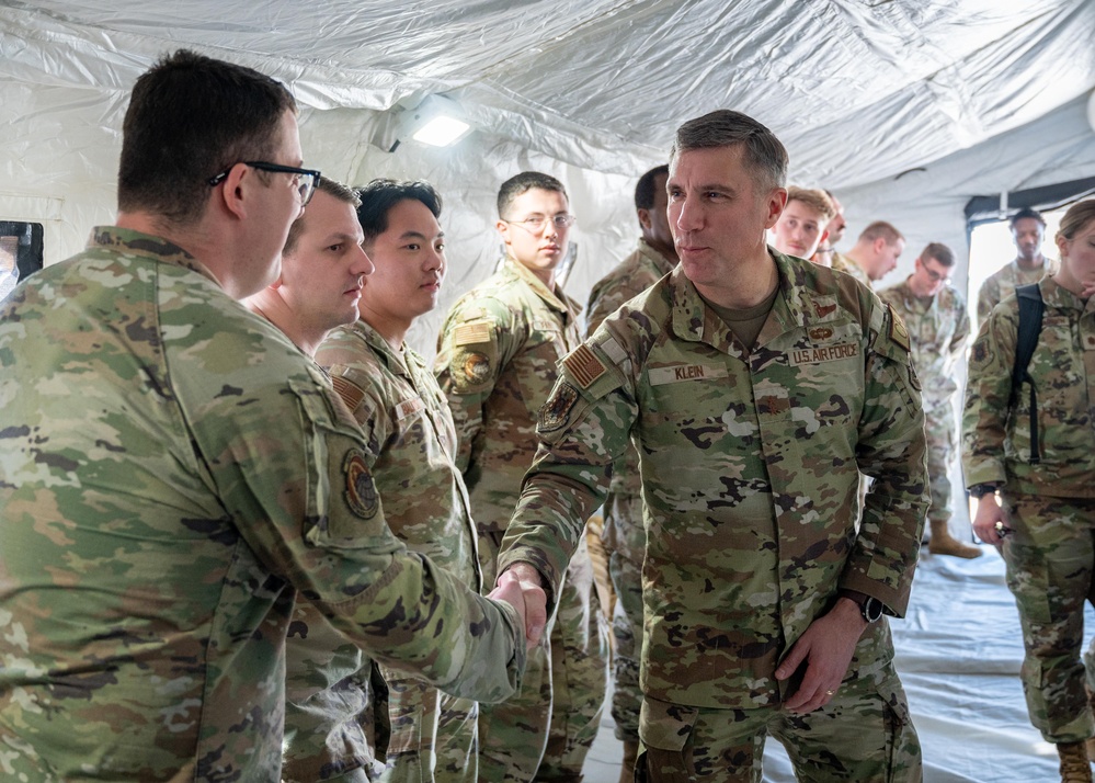 Maj. Gen. Klein visits March ARB