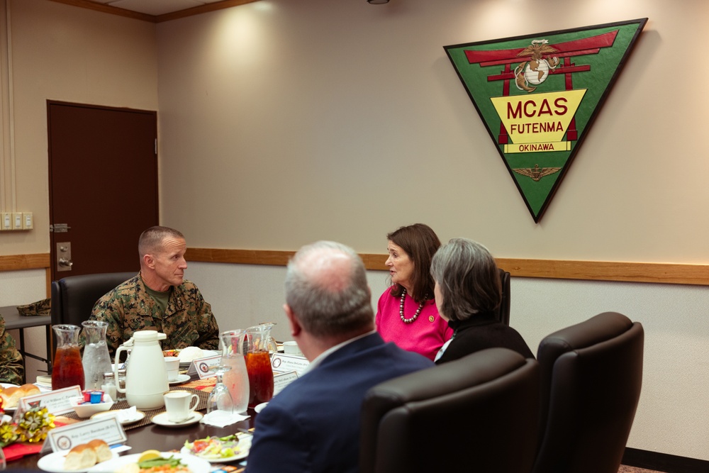 U.S. Congressional Delegation visits Marine Corps Air Station Futenma