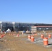 Army engineers construct vehicle maintenance facilities on Camp Humphreys, South Korea