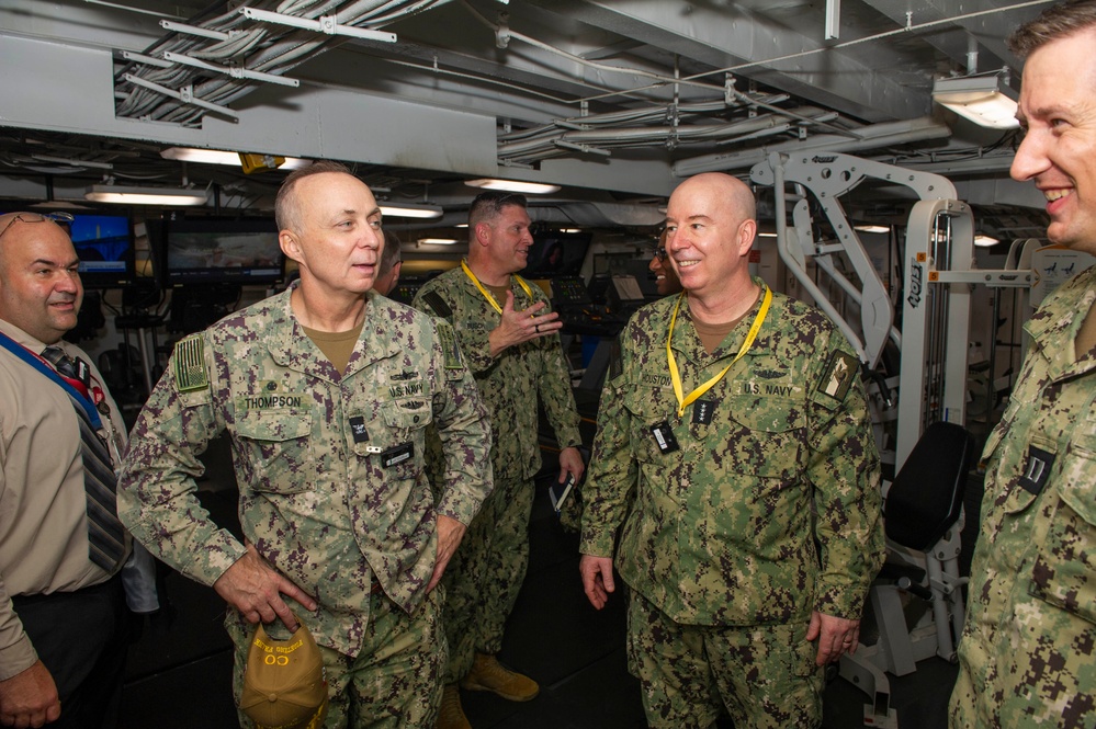 Dvids - Images - Adm. Bill Houston Visits Uss Frank Cable [image 3 Of 6]