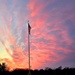 Sunset at Fort McCoy's cantonment area