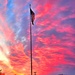 Sunset at Fort McCoy's cantonment area