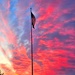 Sunset at Fort McCoy's cantonment area