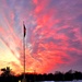 Sunset at Fort McCoy's cantonment area